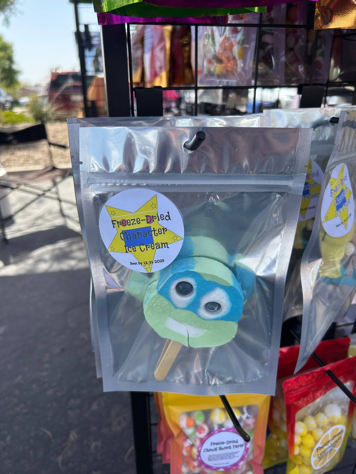 Freeze dried Ninja turtle ice
Cream