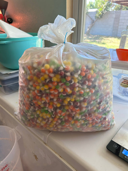 Very Bulk freeze dried skittles (25lbs)