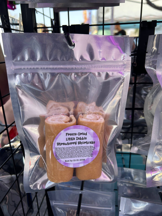 Freeze dried little Debbie strawberry shortcake 