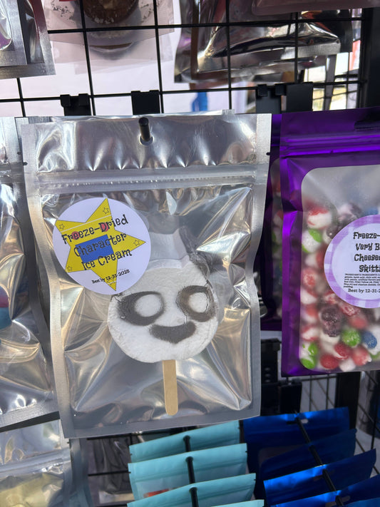 Freeze dried panda ice cream 